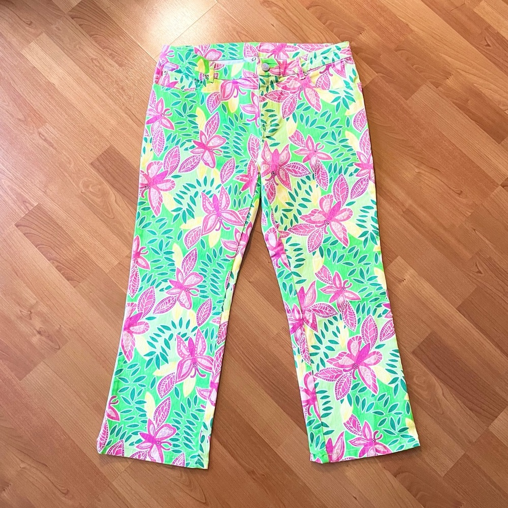 Lilly Pulitzer Floral Jeans
